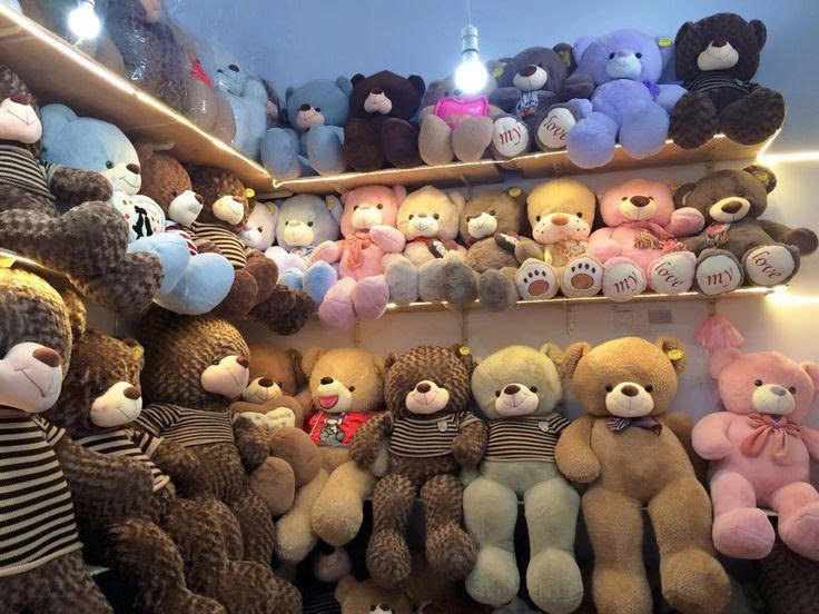 cách chọn gấu bông phù hợp dễ thương