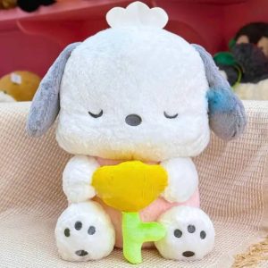 Chó Purin Ôm Hoa